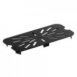 Vigor 1/4 Size Black Polycarbonate Food Pan - 4