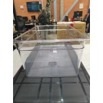 Vigor 1/4 Size Black Polycarbonate Food Pan - 4
