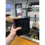 Vigor 1/4 Size Black Polycarbonate Food Pan - 4