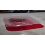Vigor 1/4 Size Black Polycarbonate Food Pan - 4