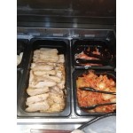 Vigor 1/4 Size Black Polycarbonate Food Pan - 4