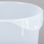 Rubbermaid® 22 Qt. Translucent Round Polypropylene Food Storage Container Rubbermaid® 22 Qt. Translucent Round Polypropylene Food Storage Container