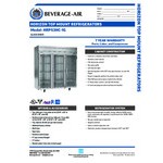 Beverage-Air HRPS3HC-1G Horizon Series 78