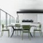 Siesta Lisa Olive Green Resin Outdoor Dining Arm Chair
