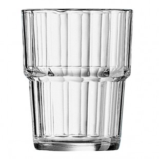 Arcoroc V7535 Norvege 8.5 oz. Stackable Rocks / Old Fashioned Glass by Arc Cardinal - 24/Case