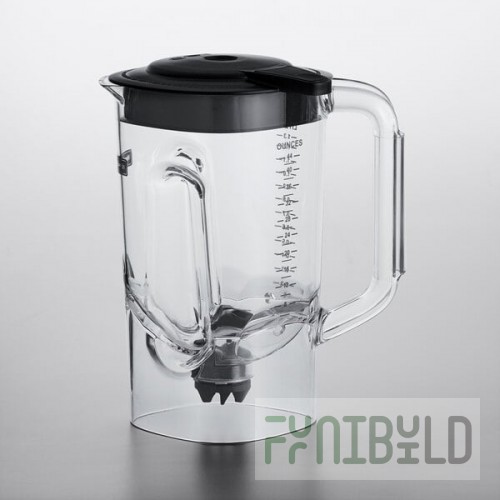 Hamilton Beach 6126-908RR 44 oz. Polycarbonate Container with Blade and Lid for HBB908R and HBB908R-CE