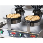 Carnival King WBM26DGT Non-Stick Double Belgian Waffle Maker with Digital Timer and Temperature Controls - 120V