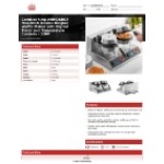 Carnival King WBM26DGT Non-Stick Double Belgian Waffle Maker with Digital Timer and Temperature Controls - 120V