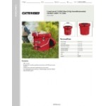 CaterGator CCG20RED Red 20 Qt. Round Rotomolded Outdoor Cooler / Ice Chest CaterGator CCG20RED Red 20 Qt. Round Rotomolded Outdoor Cooler / Ice Chest
