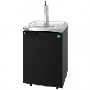 Hoshizaki DD24 Black Single Tap Kegerator Beer Dispenser - (1) 1/2 Keg Capacity