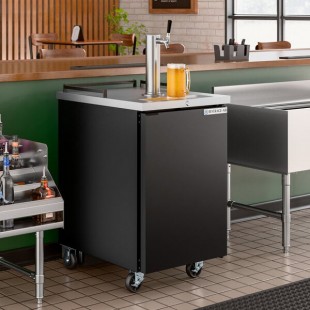 Beverage-Air BM23HC-B Black Single Tap Kegerator Beer Dispenser - (1) 1/2 Keg Capacity Beverage-Air BM23HC-B Black Single Tap Kegerator Beer Dispenser - (1) 1/2 Keg Capacity