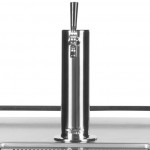 Beverage-Air BM23HC-B Black Single Tap Kegerator Beer Dispenser - (1) 1/2 Keg Capacity