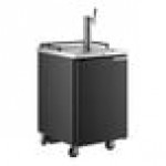 Beverage-Air BM23HC-B Black Single Tap Kegerator Beer Dispenser - (1) 1/2 Keg Capacity
