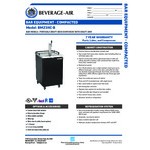 Beverage-Air BM23HC-B Black Single Tap Kegerator Beer Dispenser - (1) 1/2 Keg Capacity