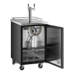 Avantco UDD-1-HC Double Tap Kegerator Beer Dispenser - Black, (1) 1/2 Keg Capacity Avantco UDD-1-HC Double Tap Kegerator Beer Dispenser - Black, (1) 1/2 Keg Capacity