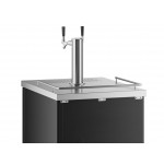 Avantco UDD-1-HC Double Tap Kegerator Beer Dispenser - Black, (1) 1/2 Keg Capacity Avantco UDD-1-HC Double Tap Kegerator Beer Dispenser - Black, (1) 1/2 Keg Capacity