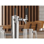 Avantco UDD-1-HC Double Tap Kegerator Beer Dispenser - Black, (1) 1/2 Keg Capacity Avantco UDD-1-HC Double Tap Kegerator Beer Dispenser - Black, (1) 1/2 Keg Capacity
