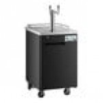 Avantco UDD-1-HC Double Tap Kegerator Beer Dispenser - Black, (1) 1/2 Keg Capacity Avantco UDD-1-HC Double Tap Kegerator Beer Dispenser - Black, (1) 1/2 Keg Capacity