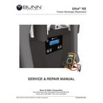 Bunn 58000.0002 Ultra NX White and Stainless Steel Double 3 Gallon Slushy Machine with Flat Lids - 120V Bunn 58000.0002 Ultra NX White and Stainless Steel Double 3 Gallon Slushy Machine with Flat Lids - 120V