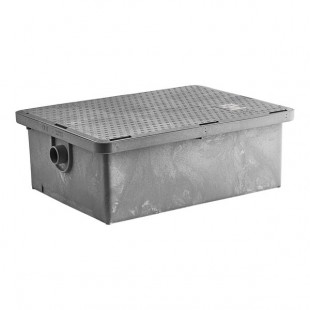 Endura 3925A02LO Lo-Pro 50 lb. 25 GPM Low Profile Grease Trap with 2 Endura 3925A02LO Lo-Pro 50 lb. 25 GPM Low Profile Grease Trap with 2