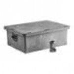 Endura 3925A02LO Lo-Pro 50 lb. 25 GPM Low Profile Grease Trap with 2