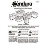 Endura 3925A02LO Lo-Pro 50 lb. 25 GPM Low Profile Grease Trap with 2