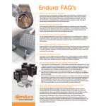 Endura 3925A02LO Lo-Pro 50 lb. 25 GPM Low Profile Grease Trap with 2