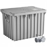 Endura 3925A02LO Lo-Pro 50 lb. 25 GPM Low Profile Grease Trap with 2