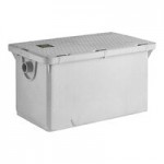 Endura 3925A02LO Lo-Pro 50 lb. 25 GPM Low Profile Grease Trap with 2