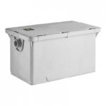 Endura 3925A02LO Lo-Pro 50 lb. 25 GPM Low Profile Grease Trap with 2