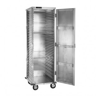 Cres Cor 100-1841-DSD Aluminum 39 Pan End Load Super-Duty Enclosed Non-Insulated Bun / Sheet Pan Rack - Assembled