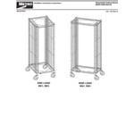 Metro RS1 38 Pan Side Load Bun / Sheet Pan Rack - Unassembled
