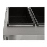 Vollrath 38213 ServeWell® SL Electric Three Pan Hot Food Table 120V - Sealed Well