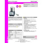 Robot Coupe R301UB 4 Qt. / 3.7 Liter Stainless Steel Batch Bowl Food Processor - 1 1/2 hp
