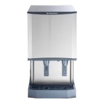 Scotsman HID540AX-1A Meridian® Air-Cooled Countertop Nugget Ice Machine and Water Dispenser with Hands-Free Dispensing - 40 lb. Bin Capacity