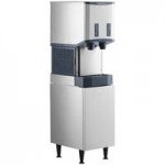 Scotsman HID540AX-1A Meridian® Air-Cooled Countertop Nugget Ice Machine and Water Dispenser with Hands-Free Dispensing - 40 lb. Bin Capacity