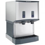 Scotsman HID540AX-1A Meridian® Air-Cooled Countertop Nugget Ice Machine and Water Dispenser with Hands-Free Dispensing - 40 lb. Bin Capacity