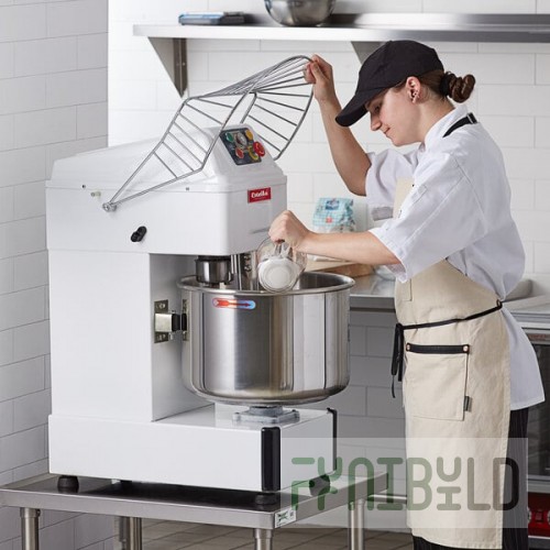 Estella SM30 30 Qt. / 42 lb. Two-Speed Spiral Dough Mixer - 120V, 2 HP