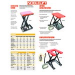 Noblelift Electric Stationary Single Scissor Lift Table with 32
