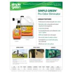 Simple Green Pro 710100601032 32 oz. Citrus Scented Odor Eliminator Simple Green Pro 710100601032 32 oz. Citrus Scented Odor Eliminator