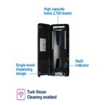 Tork PeakServe 552528 Black Continuous Paper Towel Dispenser