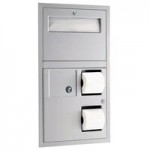Bobrick B-76857 ClassicSeries Surface-Mounted Toilet Tissue Dispenser with Satin Finish
