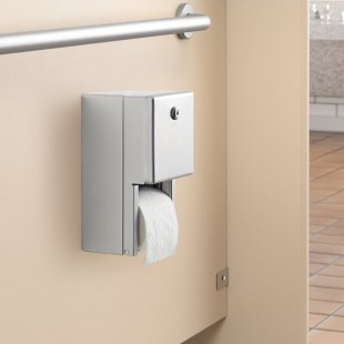 Bobrick B-2888 ClassicSeries Surface-Mounted Multi Roll Toilet Tissue Dispenser with Satin Finish Bobrick B-2888 ClassicSeries Surface-Mounted Multi Roll Toilet Tissue Dispenser with Satin Finish