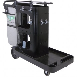 Unger RRCRT RestroomRx Janitor / Housekeeping Cart with Bag
