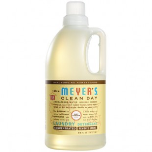 Mrs. Meyer's Clean Day 375601 64 fl. oz. Baby Blossom Laundry Detergent - 6/Case