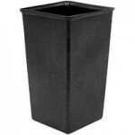Witt Industries 1411HTSS 21 Gallon Stainless Steel Decorative Trash Can with Swing Top Lid