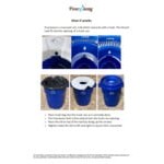 PourAway Green Lid and 2.5 Gallon Liquid Waste Disposal Tank for 32 Gallon Trash Cans PourAway Green Lid and 2.5 Gallon Liquid Waste Disposal Tank for 32 Gallon Trash Cans