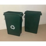Rubbermaid® FG354007BLUE Slim Jim 23 Gallon Blue Rectangular Recycling Bin Rubbermaid® FG354007BLUE Slim Jim 23 Gallon Blue Rectangular Recycling Bin