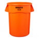 Rubbermaid® BRUTE 2119307 44 Gallon Orange Round High Visibility Trash Can Rubbermaid® BRUTE 2119307 44 Gallon Orange Round High Visibility Trash Can
