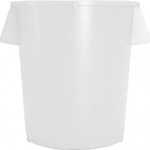 Carlisle 84104402 Bronco 44 Gallon White Round Trash Can Carlisle 84104402 Bronco 44 Gallon White Round Trash Can